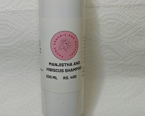 manjistha and hibiscus shampoo