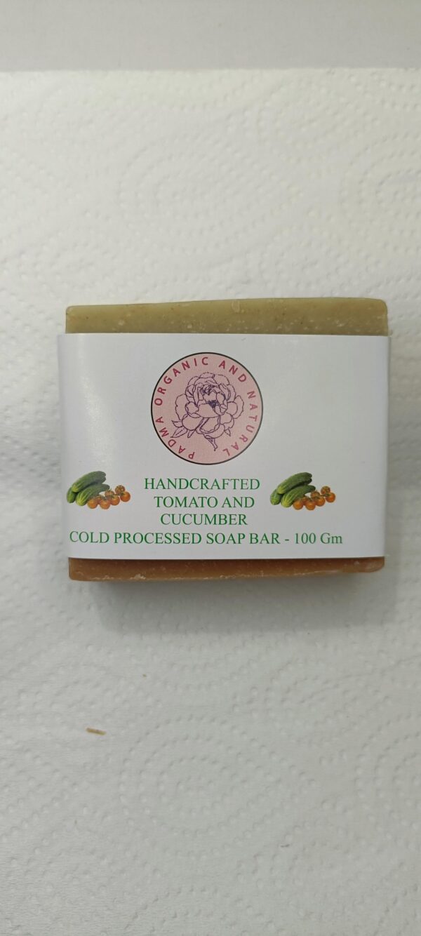 tomato and cucumber soap